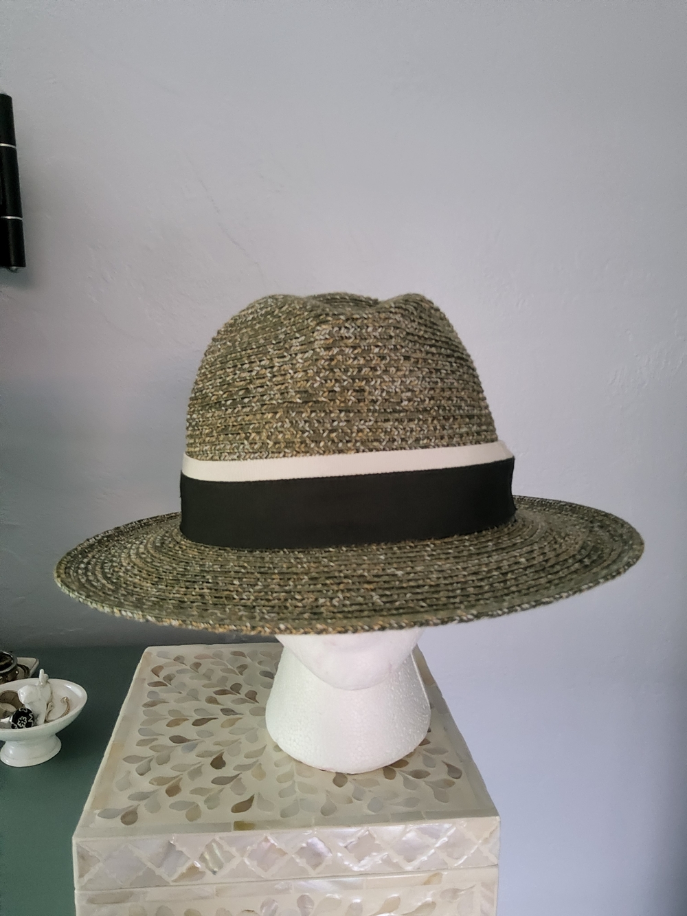 BAILEY Straw Panama Style Fedora Hat